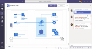 Visio with comment pane