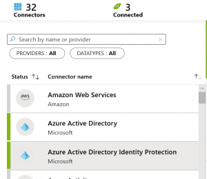 working with azure sentinel Azure AD Identity Protection data connector