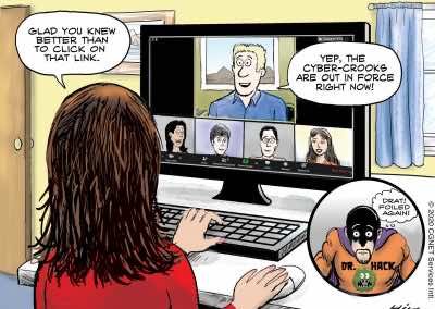 cyber crime cartoon