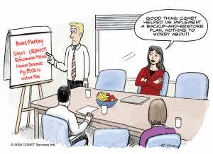 Ransomware cartoon