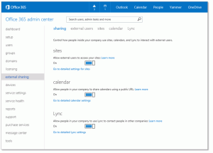 Office 365 Admin Center Preview