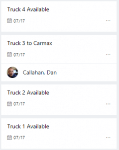 Planner task board view