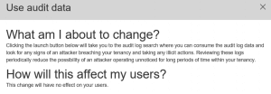 Office 365 use audit data details