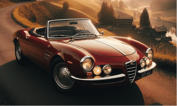Bing Copilot generated Alpha Romeo Spider Veloce