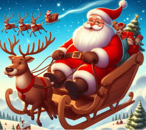 Bing Copilot generated Santa