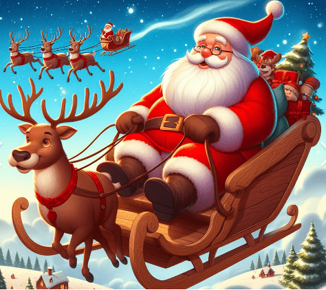 Bing Copilot generated Santa