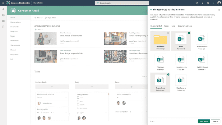 new sharepoint option